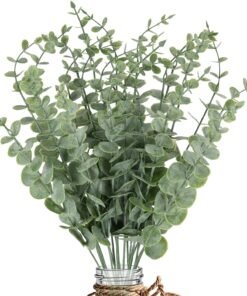 20PCS Artificial Eucalyptus Stems Wedding Christmas Home Office Decor