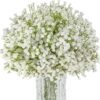 10 White Baby's Breath Artificial Wedding Flowers