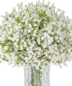 10 White Baby's Breath Artificial Wedding Flowers