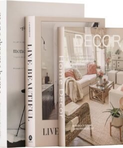 Set of 3 Decorative Fake Books Storage Box