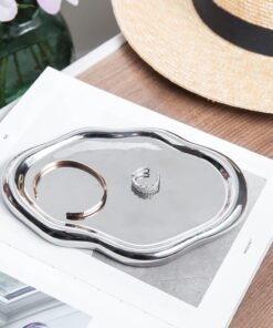 Cloud Trinket Dish, Silver Jewelry Organizer Dish